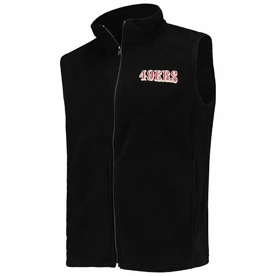 Best reviews of ๐ Unbranded Men's Dunbrooke Black San Francisco 49ers Houston Fleece Full-Zip Vest โจ - Image 2