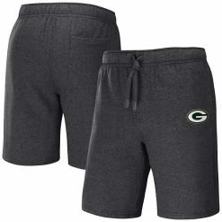 New 💯 Unbranded Men's NFL X Darius Rucker Collection By Fanatics Heather Charcoal Green Bay Packers Logo Shorts 🔔