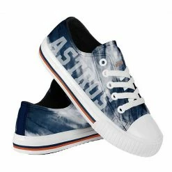 Best Pirce 🎉 Unbranded Youth FOCO Houston Astros Tie-Dye Canvas 👟 Sneakers 🎉