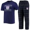 Deals 🌟 Unbranded Men's Concepts Sport Purple/Black Sacramento Kings Lodge T-Shirt & Pants Set 😍