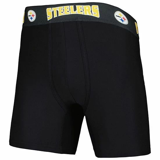 Best Pirce ๐ Unbranded Men's Concepts Sport Black/Gold Pittsburgh Steelers 2-Pack Boxer Briefs Set ๐ฏ - Image 5