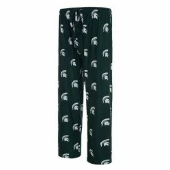 Flash Sale 😍 Unbranded Men's Concepts Sport Green Michigan State Spartans Logo Flagship Allover Print Pants 😀