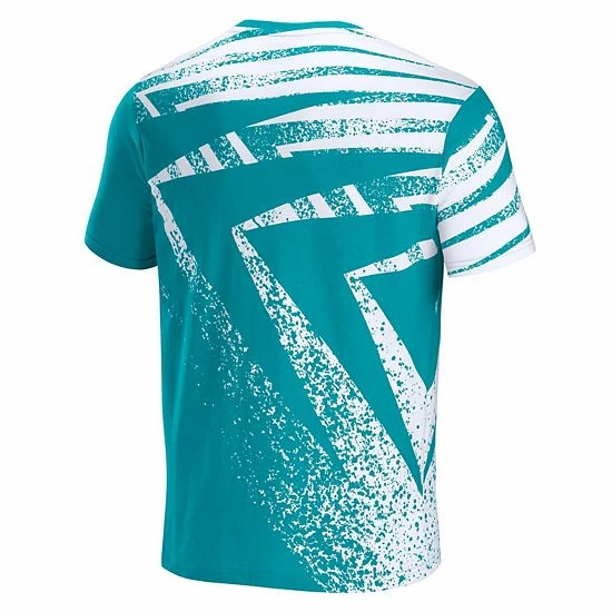 New 💯 Unbranded Men's NFL X Staple Aqua Miami Dolphins All Over Print T-Shirt 💯 - Image 4