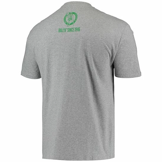 Budget 👍 Unbranded Men's BALL'N Heathered Gray Boston Celtics Since 1946 T-Shirt 🎁 - Image 3