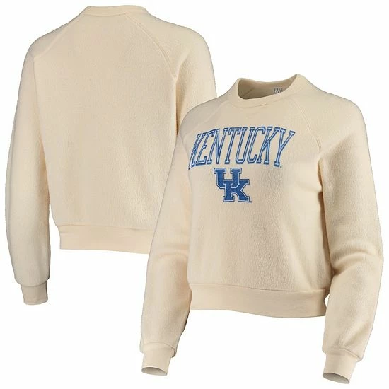 Top 10 ๐ Unbranded ๐ฉ Women's Alternative Apparel Cream Kentucky Wildcats Eco-Teddy Baby Champ Tri-Blend Sweatshirt ๐ - Image 2