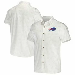 Best deal 😉 Unbranded Men's NFL X Darius Rucker Collection By Fanatics White Buffalo Bills Woven Button-Up T-Shirt 🧨