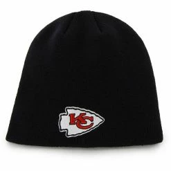 Brand new ❤️ Unbranded Men's '47 Black Kansas City Chiefs Primary Logo Knit Beanie ✨