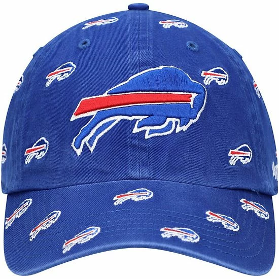 Coupon 💯 Unbranded 👩 Women's '47 Royal Buffalo Bills Repeat Confetti Clean Up Adjustable Hat 🎉 - Image 3