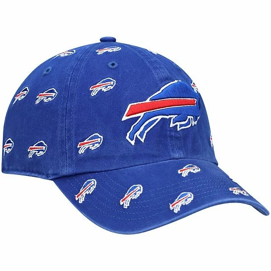 Coupon 💯 Unbranded 👩 Women's '47 Royal Buffalo Bills Repeat Confetti Clean Up Adjustable Hat 🎉 - Image 4