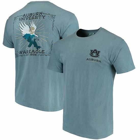 Outlet ⭐ Unbranded Men's Blue Auburn Tigers State Scenery Comfort Colors T-Shirt 👏