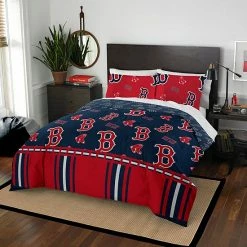 Deals ❤️ Unbranded Boston Red Sox Queen Comforter Set 🔔
