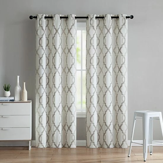 Budget ⭐ Unbranded VCNY 2-pack Caldwell Window Curtains Taupe ✨ - Image 6