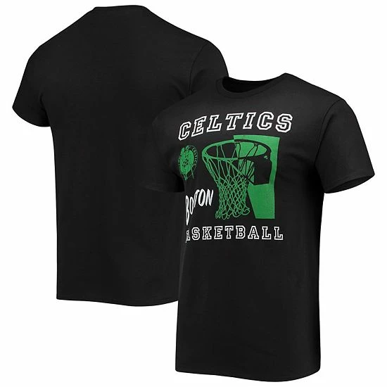 New ๐ Unbranded Men's Junk Food Black Boston Celtics Slam Dunk T-Shirt ๐งจ - Image 2