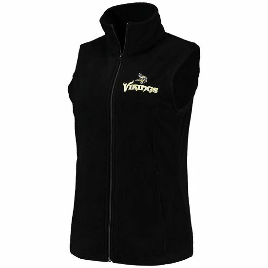 Best reviews of โค๏ธ Unbranded ๐ฉ Women's Minnesota Vikings Black Houston Fleece Full-Zip Vest ๐ - Image 3