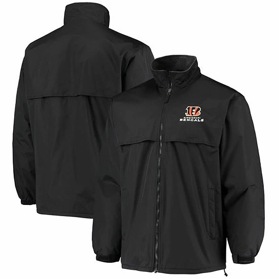 Wholesale ๐ Unbranded Men's Dunbrooke Black Cincinnati Bengals Triumph Fleece Full-Zip Jacket ๐ฅ - Image 2