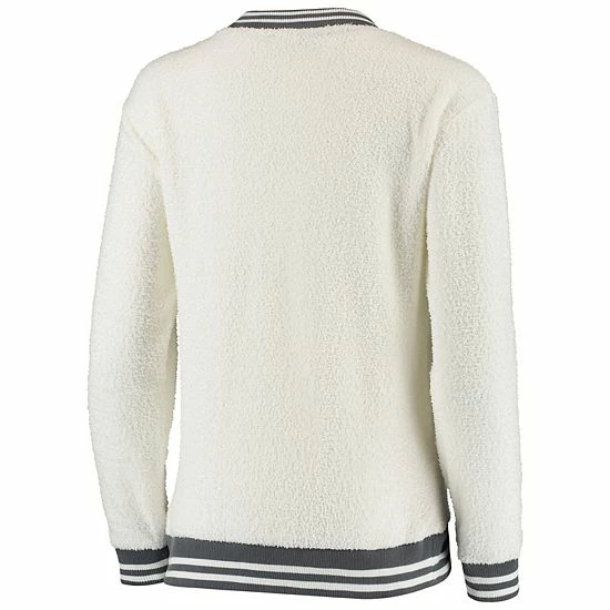 Deals ๐ Unbranded ๐ฉ Women's Concepts Sport Cream/Charcoal Buffalo Bills Granite Knit Pullover Sweatshirt ๐ - Image 4