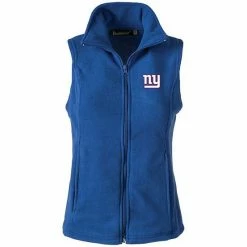 Buy 🥰 Unbranded 👩 Women's New York Giants Royal Houston Fleece Full-Zip Vest 😀