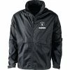 Wholesale 🧨 Unbranded Men's Dunbrooke Black Las Vegas Raiders Circle Sportsman Waterproof Packable Full-Zip Jacket 🥰