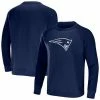 Brand new ✨ Unbranded Men's NFL X Darius Rucker Collection By Fanatics Navy New England Patriots Raglan Fleece Pullover Sweatshirt ✔️