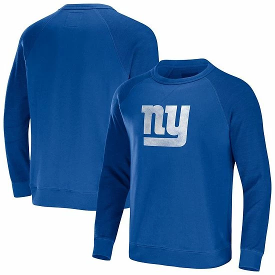 Top 10 🤩 Unbranded Men's NFL X Darius Rucker Collection By Fanatics Royal New York Giants Raglan Fleece Pullover Sweatshirt 😉