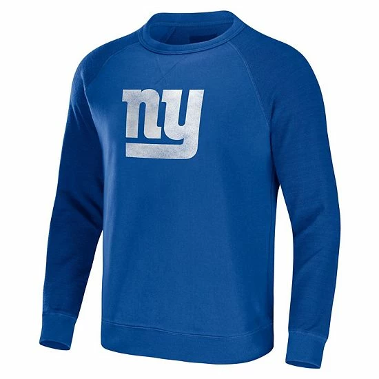 Top 10 🤩 Unbranded Men's NFL X Darius Rucker Collection By Fanatics Royal New York Giants Raglan Fleece Pullover Sweatshirt 😉 - Image 3