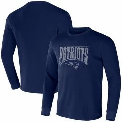Best Sale 🔥 Unbranded Men's NFL X Darius Rucker Collection By Fanatics Navy New England Patriots Long Sleeve Thermal T-Shirt ❤️