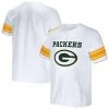 Best Sale 😉 Unbranded Men's NFL X Darius Rucker Collection By Fanatics White Green Bay Packers Football Striped T-Shirt 🛒
