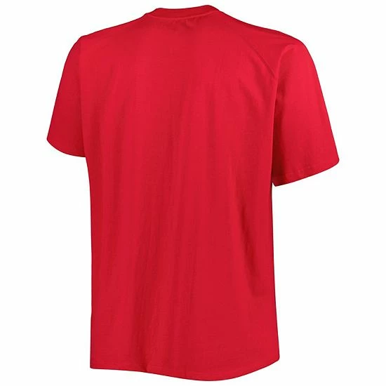 Best Sale ๐ Unbranded Men's Red Wisconsin Badgers Big & Tall Raglan T-Shirt ๐ฅฐ - Image 4