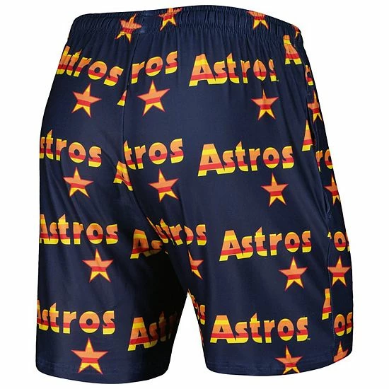 Wholesale 🔥 Unbranded Men's Concepts Sport Navy Houston Astros Flagship Allover Print Knit Jam Shorts 🔥 - Image 4