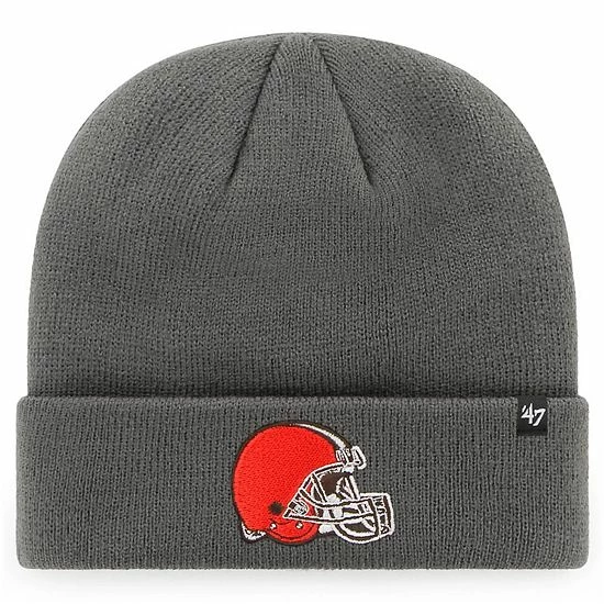 Best deal 🎁 Unbranded Men's '47 Charcoal Cleveland Browns Secondary Basic Cuffed Knit Hat ❤️