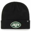Cheapest 💯 Unbranded Men's '47 Black New York Jets Secondary Basic Cuffed Knit Hat 😍