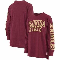 Best deal ✨ Unbranded 👩 Women's Pressbox Garnet Florida State Seminoles Two-Hit Canyon Long Sleeve T-Shirt 😉