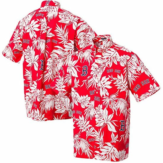 Best Sale ๐ฅ Unbranded Men's Reyn Spooner Red Boston Red Sox Aloha Button-Down ๐ Shirt ๐