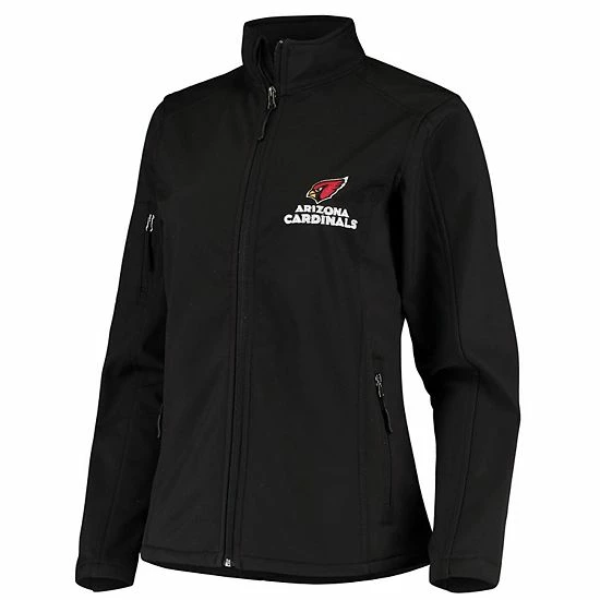 Best deal ๐ฅ Unbranded ๐ฉ Women's Black Arizona Cardinals Full-Zip Sonoma Softshell Jacket ๐งจ - Image 3