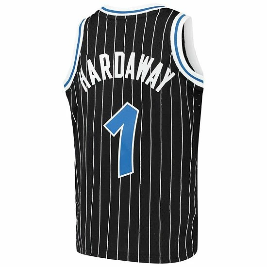 Hot Sale ๐ Unbranded Youth Mitchell & Ness Penny Hardaway Black Orlando Magic Hardwood Classics Swingman Throwback Jersey ๐ - Image 4