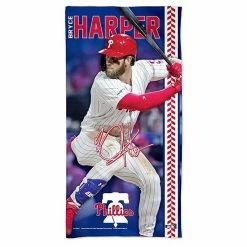 Best reviews of 🤩 Unbranded WinCraft Bryce Harper Philadelphia Phillies 30" X 60" Spectra Player Beach Towel 😉