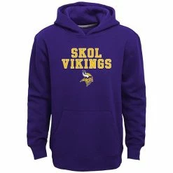 Flash Sale 🛒 Unbranded Kids 7-20 Minnesota Vikings Team Slogan Fleece Hoodie 🔥