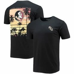 Best deal 🌟 Unbranded Men's FloGrown Black Florida State Seminoles Sunset Palms T-Shirt 😀