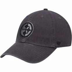 Best Sale ❤️ Unbranded Men's '47 Charcoal Pittsburgh Steelers Clean Up Tonal Adjustable Hat 🧨