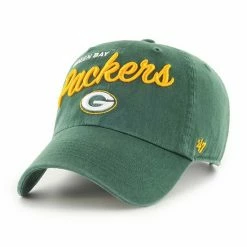 Hot Sale ✔️ Unbranded 👩 Women's '47 Green Green Bay Packers Phoebe Clean Up Adjustable Hat 😍