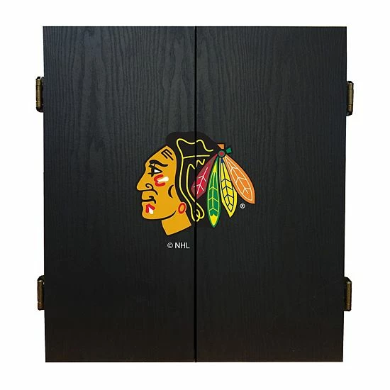 Outlet ๐ Unbranded Chicago Blackhawks Fan's Choice Dartboard Set โ - Image 3