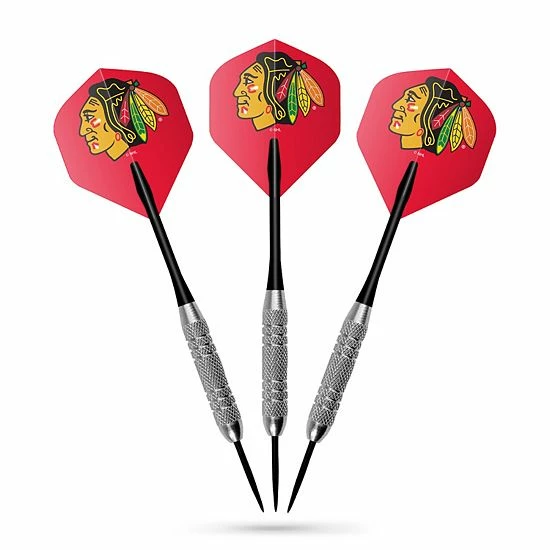 Outlet ๐ Unbranded Chicago Blackhawks Fan's Choice Dartboard Set โ - Image 4