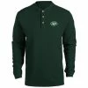 Best deal 😉 Unbranded Men's Dunbrooke Green New York Jets Logo Maverick Thermal Henley Long Sleeve T-Shirt 🌟