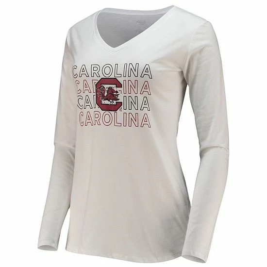 Hot Sale ๐ Unbranded ๐ฉ Women's Concepts Sport Garnet/White South Carolina Gamecocks Flagship Long Sleeve T-Shirt & Pants Sleep Set โจ - Image 3