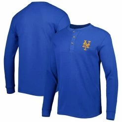Best deal 🤩 Unbranded Men's Dunbrooke New York Mets Royal Maverick Long Sleeve T-Shirt 🔥
