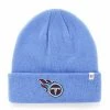 Hot Sale 🧨 Unbranded Men's '47 Light Blue Tennessee Titans Secondary Basic Cuffed Knit Hat 😀