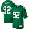Promo 😍 Unbranded Men's Mitchell & Ness Reggie White Kelly Green Philadelphia Eagles Big & Tall 1990 Retired Player Replica Jersey 😉