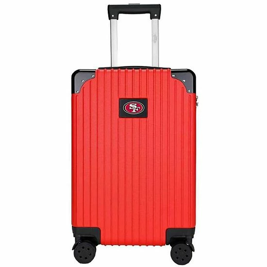 Brand new ๐ Unbranded San Francisco 49ers Premium Hardshell Spinner Luggage 49r White ๐ - Image 6