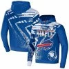 Cheapest ❤️ Unbranded Men's NFL X Staple Royal Buffalo Bills All Over Print Pullover Hoodie ✨