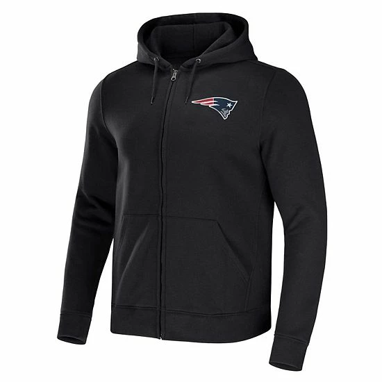 Hot Sale 😀 Unbranded Men's NFL X Darius Rucker Collection By Fanatics Black New England Patriots Rocker Full-Zip Hoodie 🔥 - Image 3